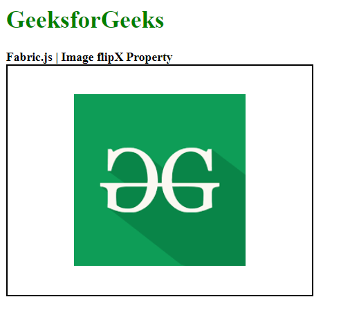 Fabric.js 图像 flipX 属性