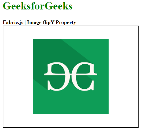 Fabric.js Image flipY 属性