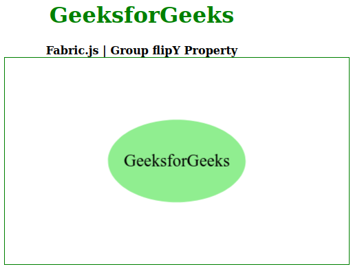 Fabric.js Group flipY属性