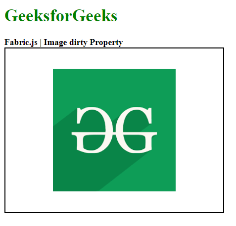 Fabric.js 图像dirty属性
