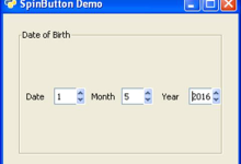PyGTK SpinButton类|极客教程