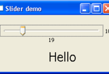 wxPython 滑块类|极客教程
