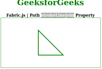 Fabric js Path.setStrokeLineJoin属性