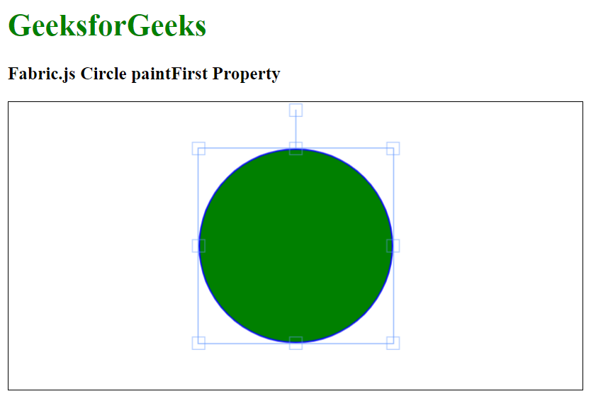 Fabric.js Circle paintFirst 属性