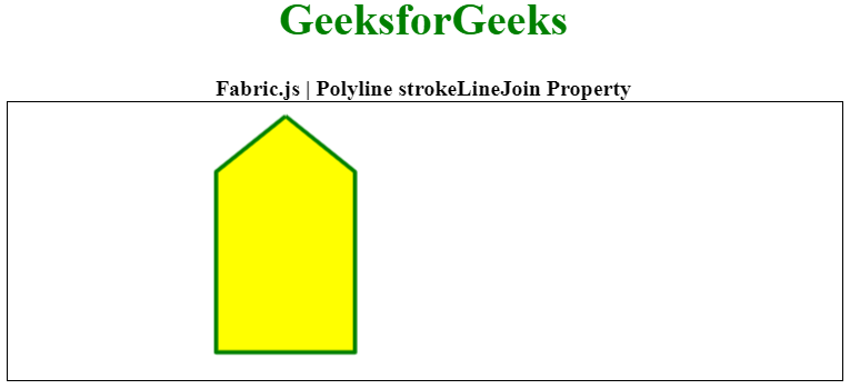 Fabric.js Polyline strokeLineJoin属性
