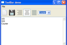 wxPython 工具栏类|极客教程