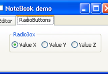 wxPython 笔记本类|极客教程