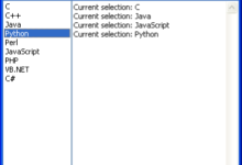 wxPython ListBox & ListCtrl 类|极客教程