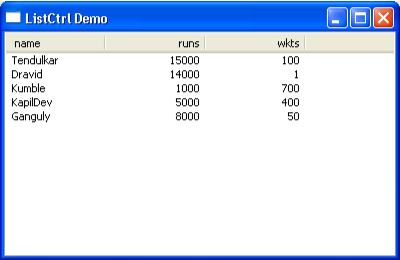 wxPython ListBox & ListCtrl 类