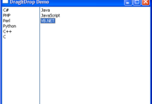 wxPython 拖放|极客教程