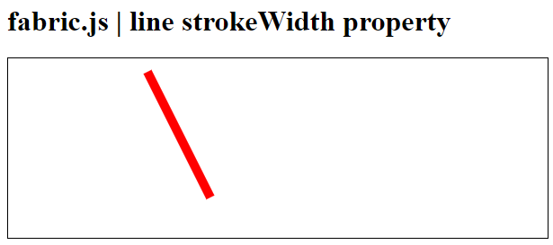 Fabric.js 线条strokeWidth属性