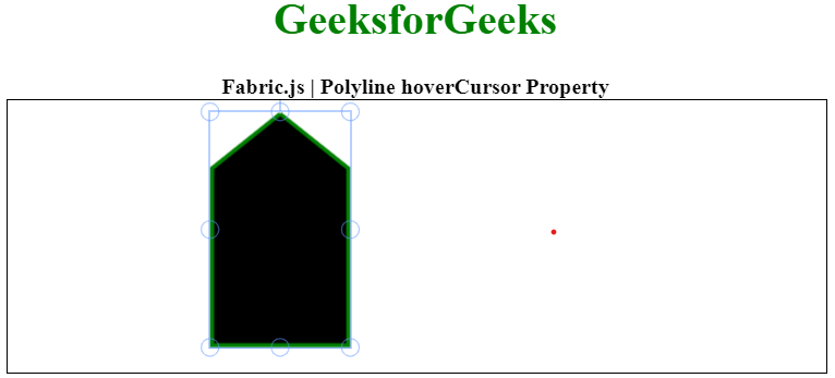 Fabric.js Polyline hoverCursor属性 Fabric.js Polyline hoverCursor属性