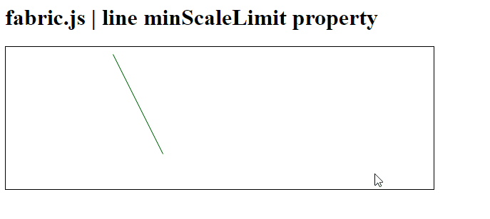 Fabric.js 线条minScaleLimit属性 Fabric.js 线条minScaleLimit属性