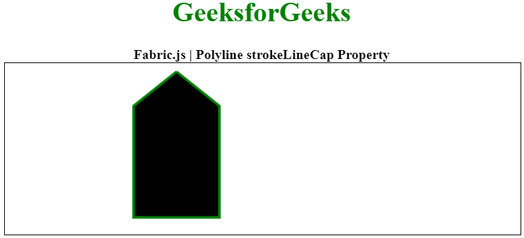 Fabric.js Polyline strokeLineCap 属性