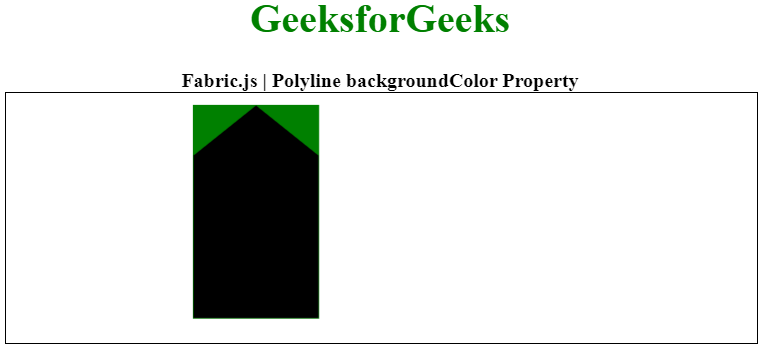 Fabric.js Polyline backgroundColor 属性