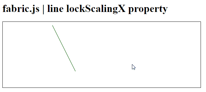 Fabric.js lockScalingX属性
