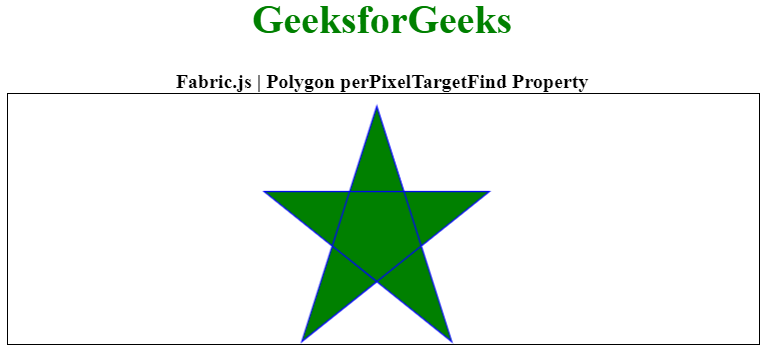 Fabric.js Polygon perPixelTargetFind属性