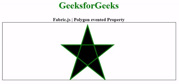 Fabric.js 多边形的事件属性