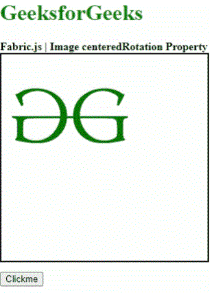 Fabric.js 图片 centeredRotation 属性