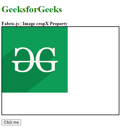 Fabric.js 图像 cropX 属性