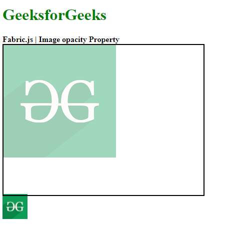 Fabric.js Canvas图像不透明度属性