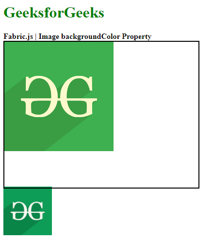 Fabric.js Image backgroundColor属性