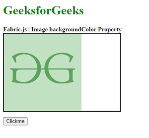 Fabric.js Image backgroundColor属性