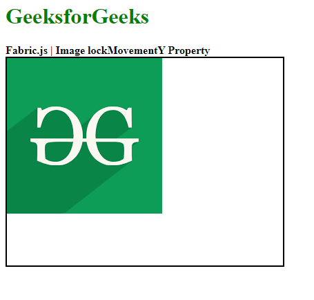 Fabric.js Canvas的lockMovementY属性