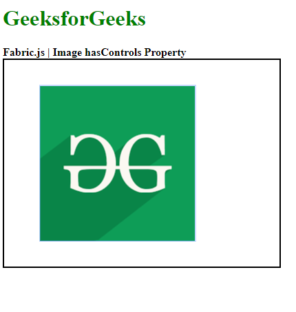 Fabric.js Image的hasControls属性