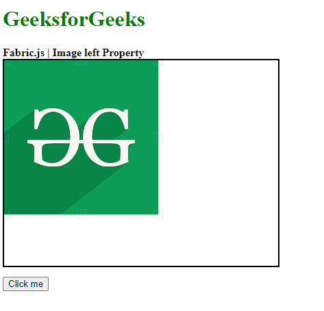 Fabric.js 图片 left 属性