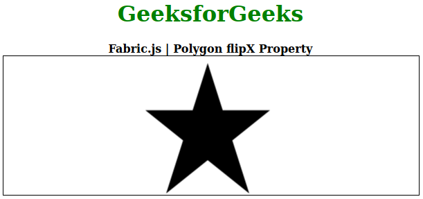 Fabric.js 多边形flipX属性