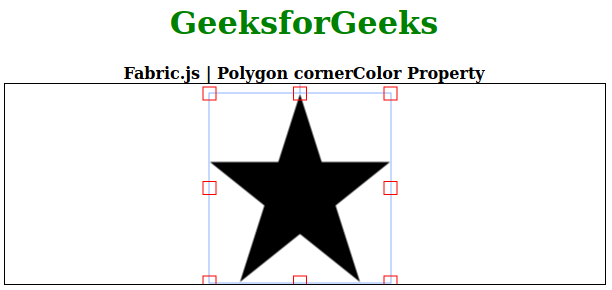 Fabric.js 多边形 cornerColor 属性