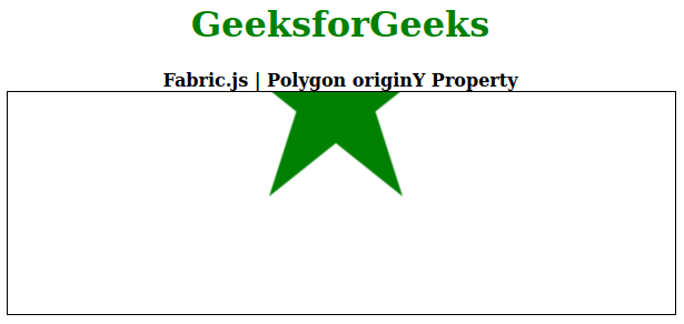 Fabric.js 多边形的 originY 属性