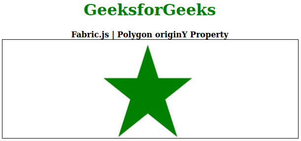 Fabric.js 多边形的 originY 属性