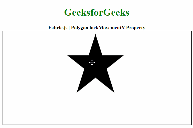 Fabric.js 多边形lockMovementY属性