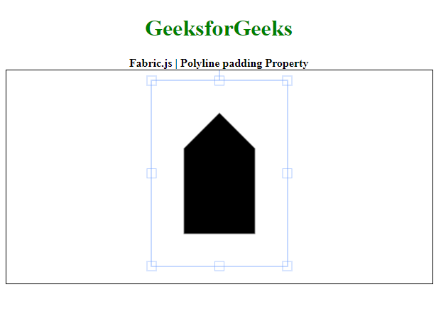 Fabric.js Polyline padding 属性