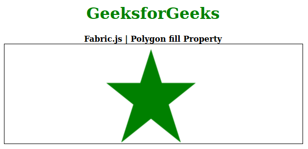 Fabric.js 多边形的填充属性