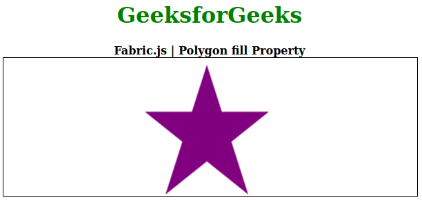 Fabric.js 多边形的填充属性