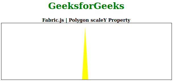 Fabric.js 多边形scaleY属性