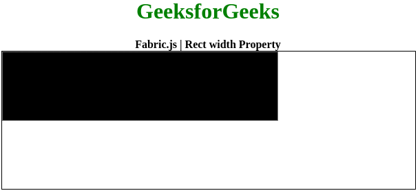 Fabric.js Rect width 属性