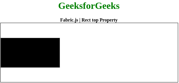 Fabric.js 矩形的top属性