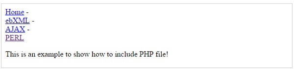 PHP 文件包含