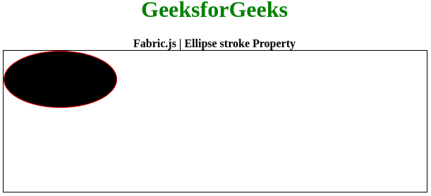 Fabric.js 椭圆stroke属性