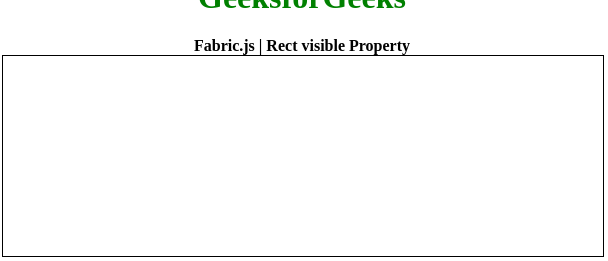 Fabric.js Rect 可见性 属性
