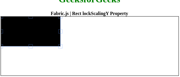 Fabric.js 矩形 lockScalingY 属性