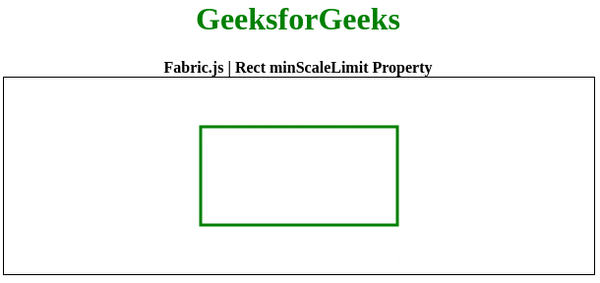 Fabric.js Rect minScaleLimit 属性