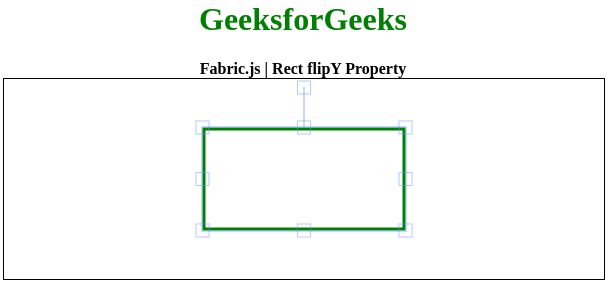 Fabric.js Rect flipY 属性