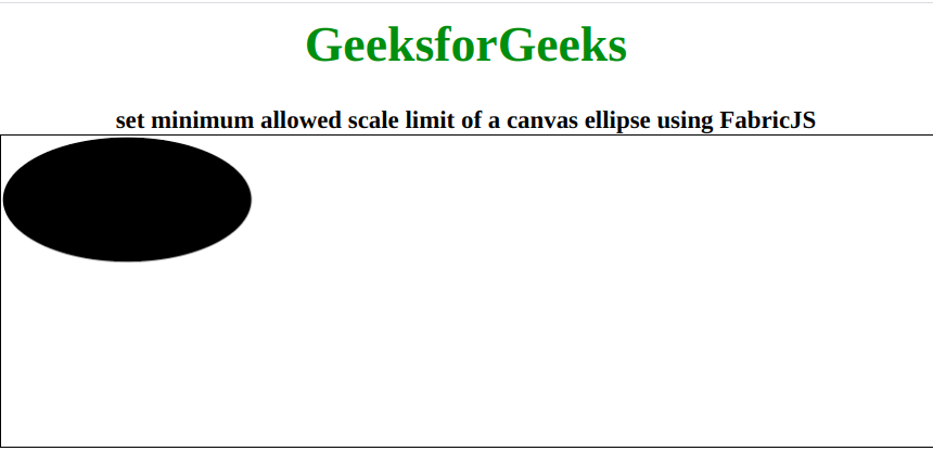 Fabric.js 椭圆的 minScaleLimit 属性