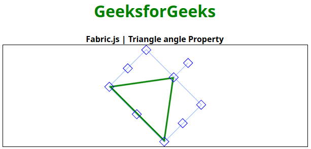 Fabric.js 三角形角度属性