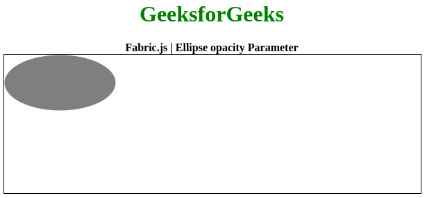 Fabric.js 椭圆透明度属性